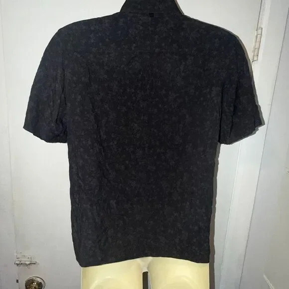 RAG & BONE Dalton Floral Short Sleeve Button-Up Shirt-L - Picture 6 of 12